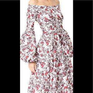 Caroline Constas Gisele Tea Length Dress